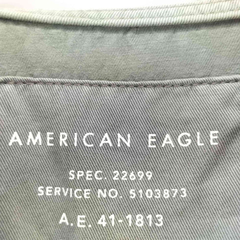 アメリカンイーグル AMERICAN EAGLE ミリタリーライク ジップアップパーカー メンズ import:S