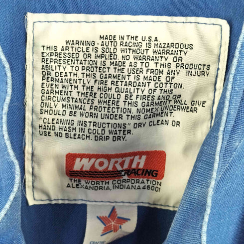 Worth Racing ワース レーシング 70s USA製 ロケットタロン レーシング ジャケット メンズ XL