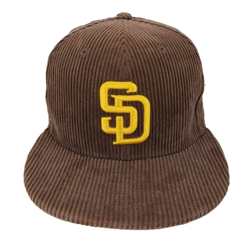 ニューエラ NEW ERA 59FIFTY チーム ロゴ 刺繍 コーデュロイ ベースボール キャップ メンズ 7 1/4