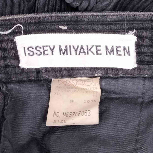 イッセイミヤケメン ISSEY MIYAKE MEN 90S 95AW 太畝 2タック コーデュロイ テーパードパンツ フェード メンズ JPN:L