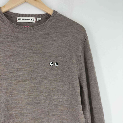 アニヤハインドマーチ ANYA HINDMARCH メリノクルーネックセーター レディース JPN:M