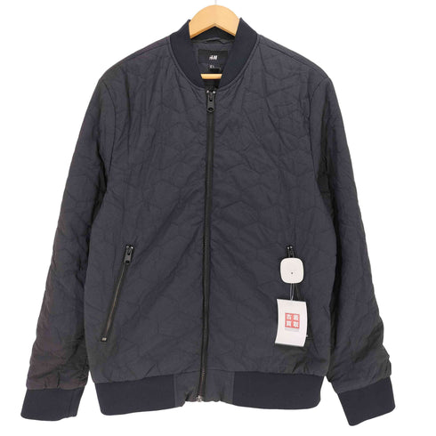 エイチアンドエム H&M ナイロン 中綿 ジップアップ ブルゾン メンズ import:M