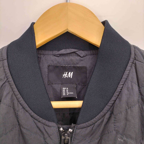 エイチアンドエム H&M ナイロン 中綿 ジップアップ ブルゾン メンズ import:M