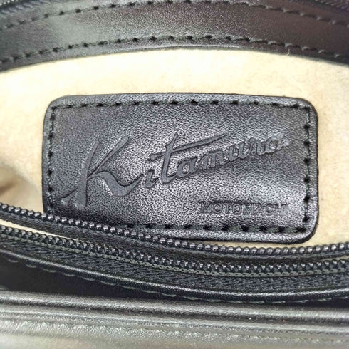 キタムラ KITAMURA ロゴ刻印 レザー トートバッグ レディース