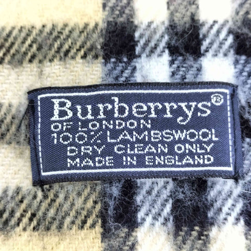 バーバリーズ BURBERRYS ノバチェック ウールマフラー レディース