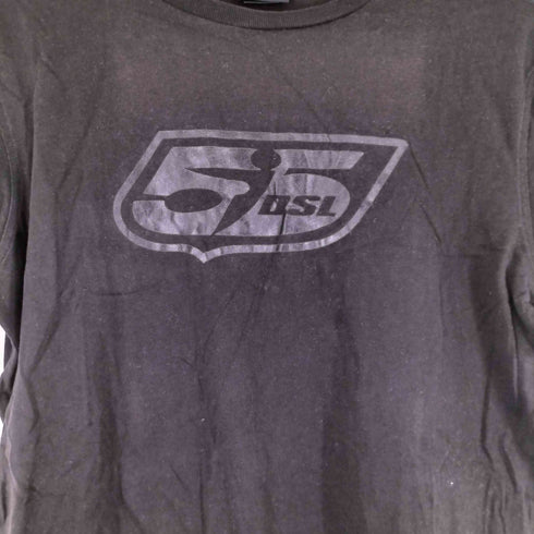 フィフティーファイブディーエスエル 55DSL ロゴプリント クルーネックTシャツ メンズ import:M