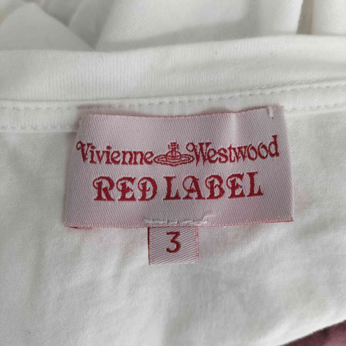 ヴィヴィアンウエストウッドレッドレーベル Vivienne Westwood RED LABEL ストライプ グラフィック Tシャツ レディース JPN:3