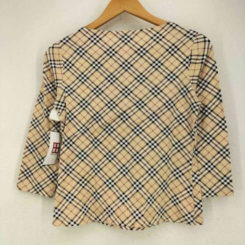 バーバリーロンドン BURBERRY LONDON ノバチェック 五分袖 カットソー レディース JPN:1