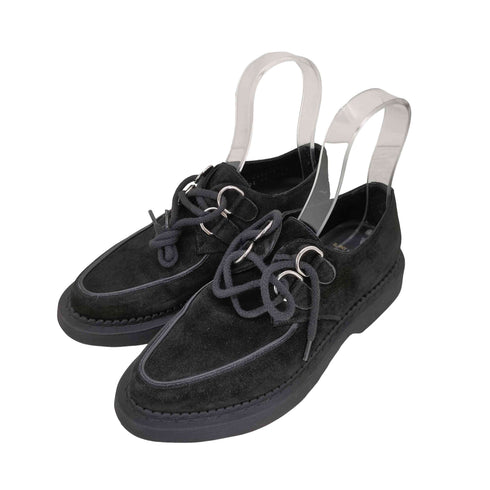 サンローランパリ SAINT LAURENT PARIS テディ スウェード クリーパー シューズ レディース 38