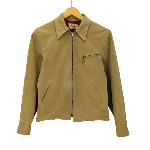 キャンパス CAMPUS sports wear 40S vintage Cotton Gabardine Sports Jacket ヴィンテージ コットン ギャバジン スポーツ ジャケット スウィングトップ ブルゾン コの字 棒TALON ジップ メンズ