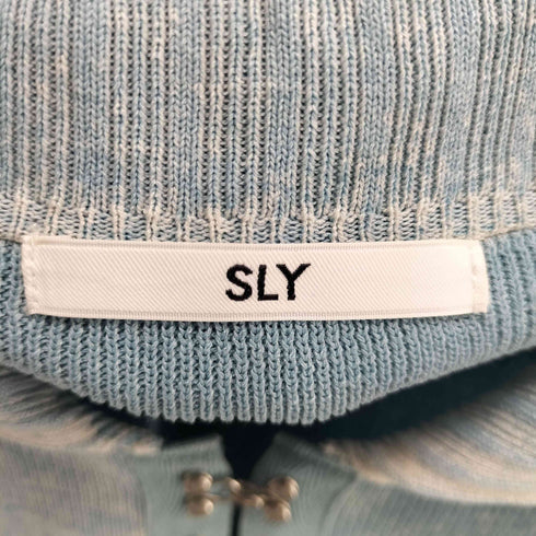 スライ SLY FRONT HOOK BIG COLLAR TOPS フロント フック ビッグカラー トップス レディース FREE