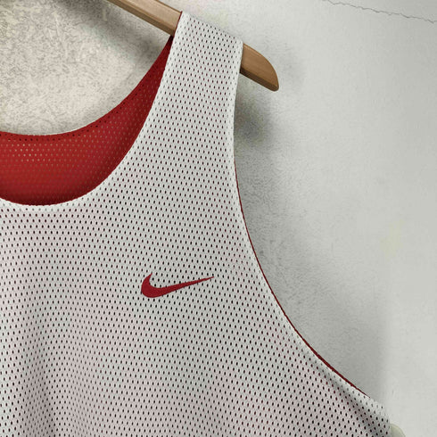 ナイキ NIKE スオッシュ刺繍 メッシュ リバーシブル タンクトップ メンズ