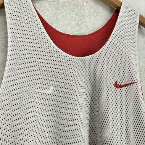 ナイキ NIKE スオッシュ刺繍 メッシュ リバーシブル タンクトップ メンズ