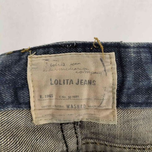 LOLITA JEANS ロリータ ジーンズ ダメージ加工 ブーツカット デニムパンツ Y2K レディース US:26-27