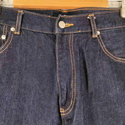トミー TOMMY チェックプリント ワイドデニムパンツ メンズ L