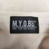 エムワイオービーエヌワイシー M.Y.O.B NYC 変形 ドッキング ビックシャツ メンズ