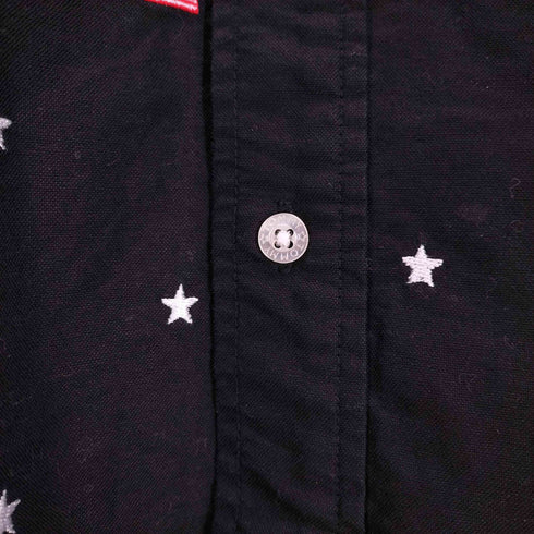 トミー TOMMY スター刺繍 BDシャツ メンズ import:L