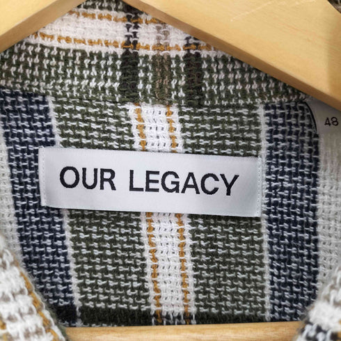 アワーレガシィー OUR LEGACY ELDER SHIRT SHORTSLEEVE エルダーシャツ メンズ EUR:48