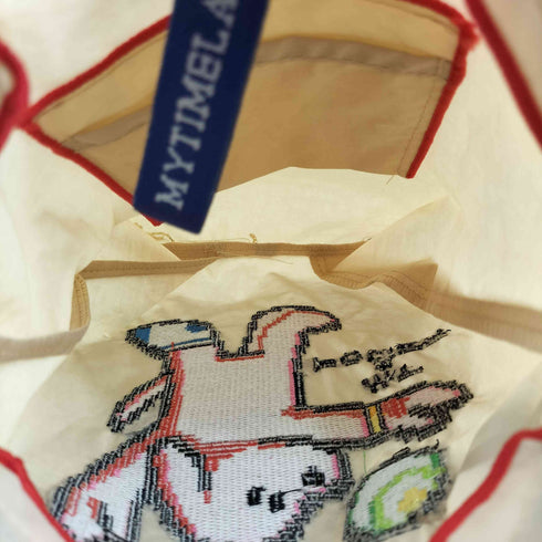 MYTIMELAB PINKYDOGGY ピンクドッグ 刺繍デザイン ショルダーバッグ レディース