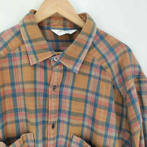 アンセルム ANCELLM NEL CHECK OVER WORK SHIRT メンズ JPN:2