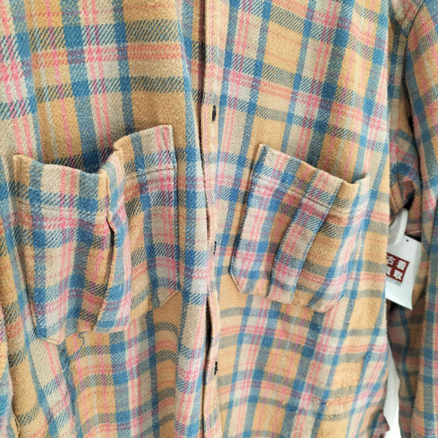 アンセルム ANCELLM NEL CHECK OVER WORK SHIRT メンズ JPN:2