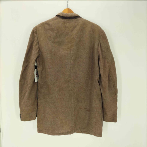 40S USA製 vintage LINEN ヴィンテージ リネン テーラード ジャケット 紙ボタン メンズ