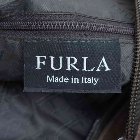 フルラ FURLA MADE IN ITALY スエード 切替 ショルダーバッグ レディース