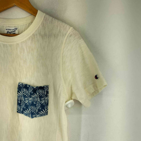 チャンピオン Champion REVERS WEAVEプレミアムジャージー ポケットtシャツ メンズ JPN:L