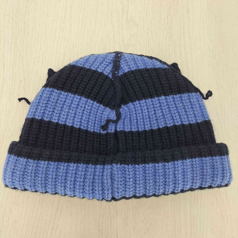 チャールズジェフリーラバーボーイ CHARLES JEFFREY LOVERBOY CHUNKY EARS BEANIE BLUE NAVY STRIPE BLU メンズ