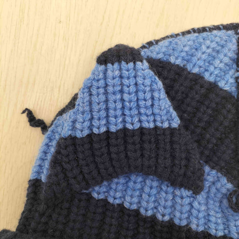 チャールズジェフリーラバーボーイ CHARLES JEFFREY LOVERBOY CHUNKY EARS BEANIE BLUE NAVY STRIPE BLU メンズ