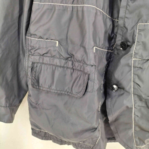 コムデギャルソンオムプリュス COMME des GARCONS HOMME PLUS AD2003 04SS ステッチデザイン ナイロン テーラードジャケット メンズ S
