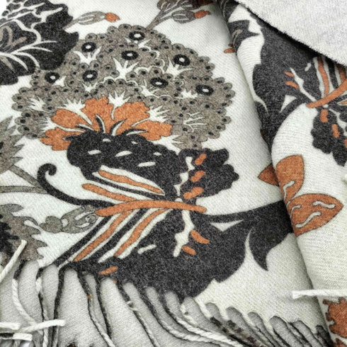 マックスマーラウィークエンド MAX MARA WEEKEND 総柄 フリンジ マフラー レディース
