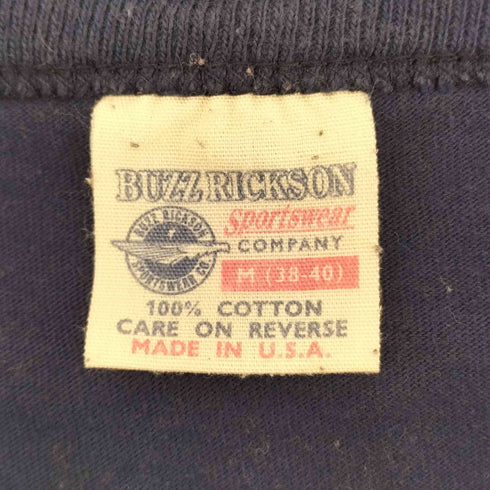 バズリクソンズ BUZZ RICKSONS 90-00S USA製 フロントプリント Tシャツ メンズ import:M