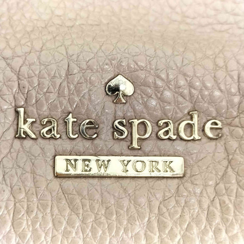 ケイトスペード Kate spade シボ革 切替 レザー ショルダーバッグ レディース