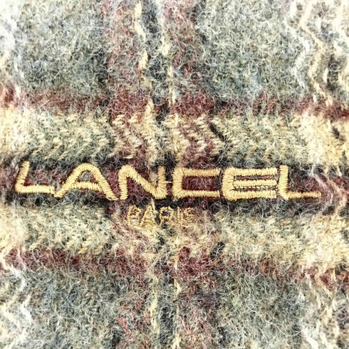 ランセル LANCEL 大判 チェック マフラー レディース
