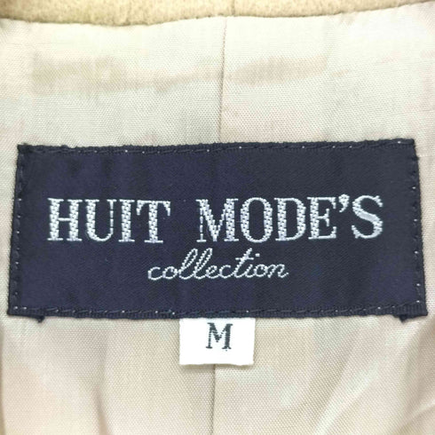 HUIT MODE'S ユイットモード カシミヤ100% 幾何学デザイン フーディコート レディース JPN:M