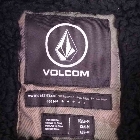ヴォルコム VOLCOM 裏ボア 迷彩 中綿ジャケット レディース M