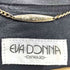 エヴァドンナ EVA DONNA LAMB LEATHER 裏地総柄 ラムレザー ダブルブレストジャケット 金ボタン レディース T156