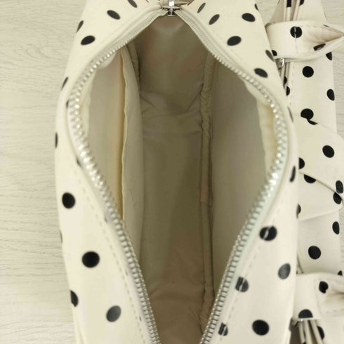 ヘザー Heather ドット柄 2WAY ショルダーバッグ ハンドバッグ レディース