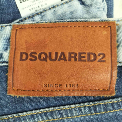 ディースクエアード DSQUARED2 クラッシュ ダメージ加工 デニムパンツ メンズ 52