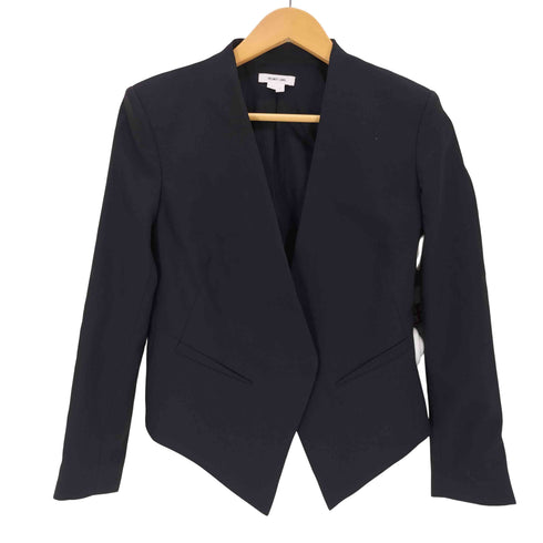 ヘルムートラング HELMUT LANG カットアウト ノーカラー テーラードジャケット レディース 0