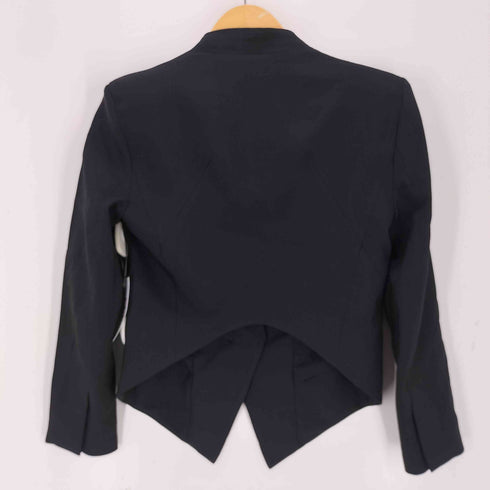 ヘルムートラング HELMUT LANG カットアウト ノーカラー テーラードジャケット レディース 0