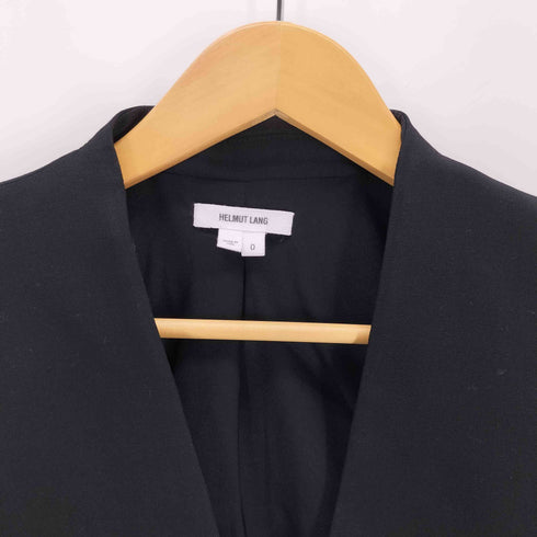 ヘルムートラング HELMUT LANG カットアウト ノーカラー テーラードジャケット レディース 0