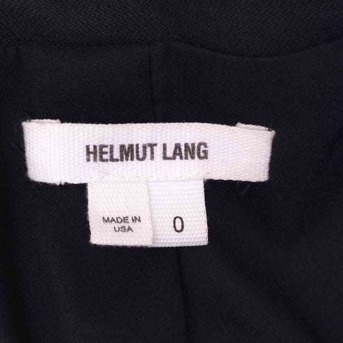 ヘルムートラング HELMUT LANG カットアウト ノーカラー テーラードジャケット レディース 0