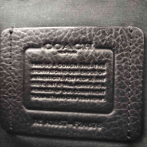 コーチ COACH Charles Camera Bag チャールズ シボ革 カメラバッグ レディース