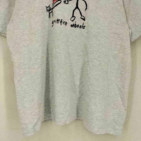 シュプリーム Supreme 18SS SPITFIRE CAT T-SHIRTS スピットファイア キャット プリント 半袖 Tシャツ メンズ M