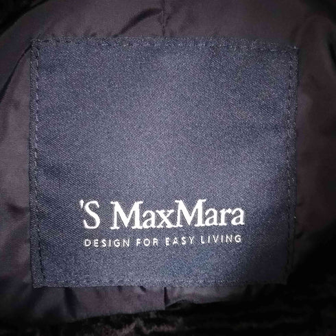 エスマックスマーラ S Max Mara フェイクファー アストラカンコート レディース JPN:36