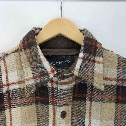 ビッグマックジェイシーペニー BIG MAC JCPenney 70-80s ヘビー ネル シャツ ヘビネル チェック メンズ import:L