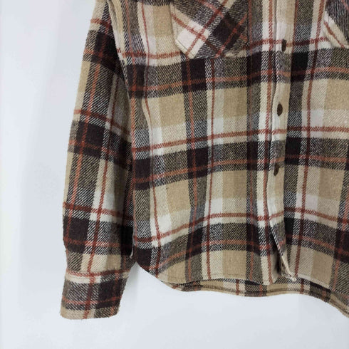 ビッグマックジェイシーペニー BIG MAC JCPenney 70-80s ヘビー ネル シャツ ヘビネル チェック メンズ import:L