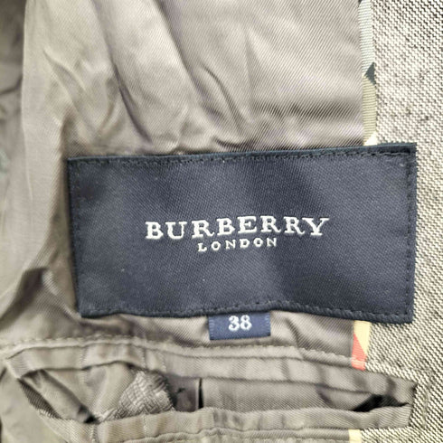バーバリーロンドン BURBERRY LONDON 裏地ホース刺繍 1B テーラードジャケット レディース EUR:38